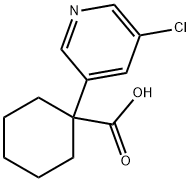 Cyclohexanecarboxylic acid, 1-(5-chloro-3-pyridinyl)-