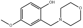 Phenol, 4-methoxy-2-(4-morpholinylmethyl)- Structural
