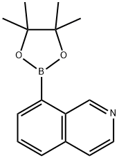 Isoquinonline-8-boronic acid picol ester Structural