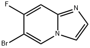 Imidazo[1,2-a]pyridine, 6-bromo-7-fluoro- Structural
