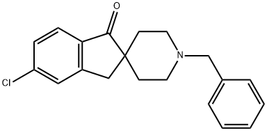 Spiro[2H-indene-2,4'-piperidin]-3(1H)-one, 6-chloro-1'-(phenylmethyl)- Structural