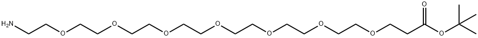 H2N-PEG7-CH2CH2COOtBu Structural