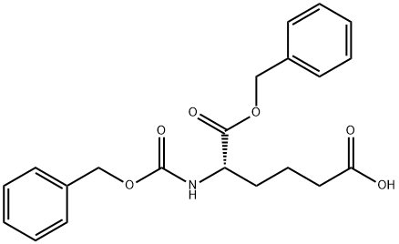 Hexanedioic acid, 2-[[(phenylmethoxy)carbonyl]amino]-, 1-(phenylmethyl) ester, (S)- (9CI) Structural