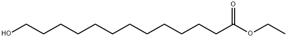 Tridecanoic acid, 13-hydroxy-, ethyl ester Structural
