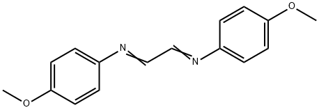 Benzenamine, N,N'-1,2-ethanediylidenebis[4-methoxy- Structural