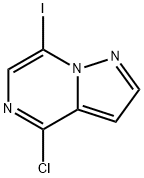Pyrazolo[1,5-a]pyrazine, 4-chloro-7-iodo- Structural
