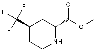 trans-4-Trifluoromethyl-piperidine-2-carboxylic acid methyl ester Structural