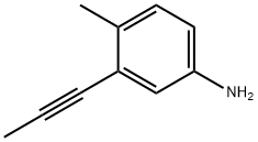 Benzenamine, 4-methyl-3-(1-propyn-1-yl)- Structural