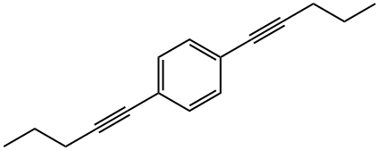 Benzene, 1,4-di-1-pentyn-1-yl- Structural