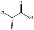 Acetic acid, chlorofluoro-, (2R)- (9CI) Structural