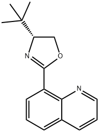 Quinoline, 8-[(4R)-4-(1,1-dimethylethyl)-4,5-dihydro-2-oxazolyl]- Structural