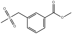 Methyl 3-(Methanesulfonylmethyl)benzoate Structural