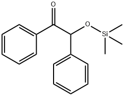 Ethanone, 1,2-diphenyl-2-[(trimethylsilyl)oxy]- Structural