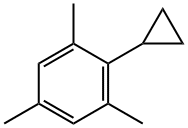 Benzene, 2-cyclopropyl-1,3,5-trimethyl- Structural