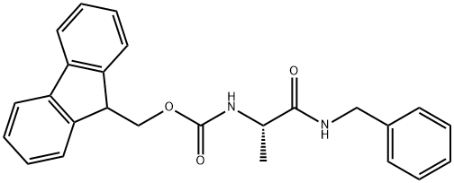 FMOC-L-ALA-BENZYLAMIDE Structural