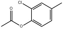 Phenol, 2-chloro-4-methyl-, 1-acetate Structural