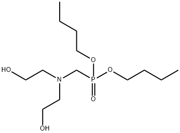 Phosphonic acid, [[bis(2-hydroxyethyl)amino]methyl]-, dibutyl ester (7CI,8CI) Structural
