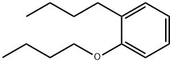 Benzene, 1-butoxy-2-butyl- Structural