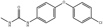 Urea, N-[4-(4-chlorophenoxy)phenyl]-N'-methyl- Structural
