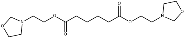 Hexanedioic acid, 1,6-bis[2-(3-oxazolidinyl)ethyl] ester Structural