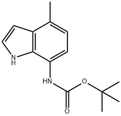 tert-butyl (4-methyl-1H-indol-7-yl)carbamate                     289483-84-7 Structural