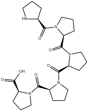 L-Proline, L-prolyl-L-prolyl-L-prolyl-L-prolyl- Structural