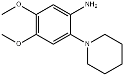 Benzenamine, 4,5-dimethoxy-2-(1-piperidinyl)- Structural