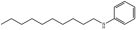 Benzenamine, N-decyl- Structural