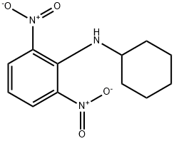 Benzenamine, N-cyclohexyl-2,6-dinitro- Structural