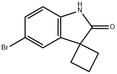 Spiro[cyclobutane-1,3'-[3H]indol]-2'(1'H)-one, 5'-bromo- Structural