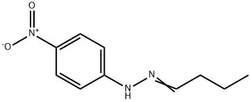 Butanal, 2-(4-nitrophenyl)hydrazone Structural