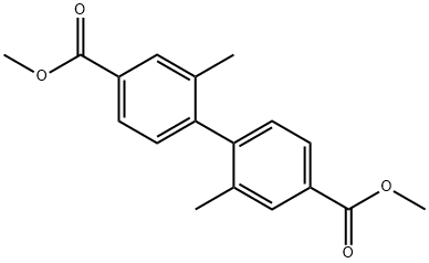 dimethyl 2,2'-dimethyl-[1,1'-biphenyl]-4,4'-dicarboxylate Structural