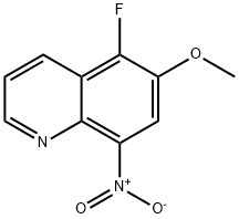 Quinoline, 5-fluoro-6-methoxy-8-nitro- Structural