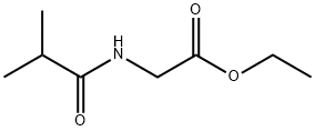 ethyl 2-(2-methylpropanamido)acetate Structural