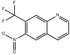 Quinoline, 6-nitro-7-(trifluoromethyl)- Structural
