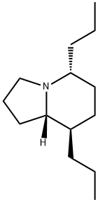 Indolizine, octahydro-5,8-dipropyl-, (5R,8R,8aS)- Structural