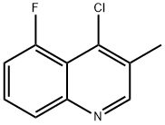 Quinoline, 4-chloro-5-fluoro-3-methyl- Structural