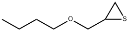 Thiirane, 2-(butoxymethyl)- Structural