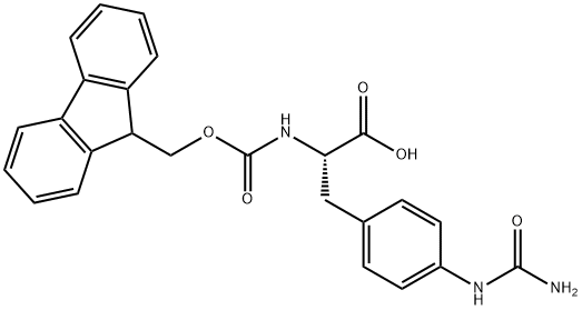 Fmoc-L-Aph(Cbm)-OH Structural