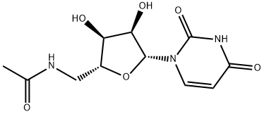Uridine, 5'-acetamido-5'-deoxy- (7CI,8CI) Structural