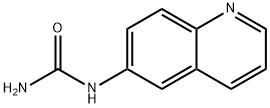 Urea, N-6-quinolinyl- Structural