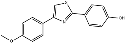 JR-6633, 4-(4-(4-Methoxyphenyl)thiazol-2-yl)phenol, 97% Structural