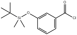 Benzoyl chloride, 3-[[(1,1-dimethylethyl)dimethylsilyl]oxy]- Structural