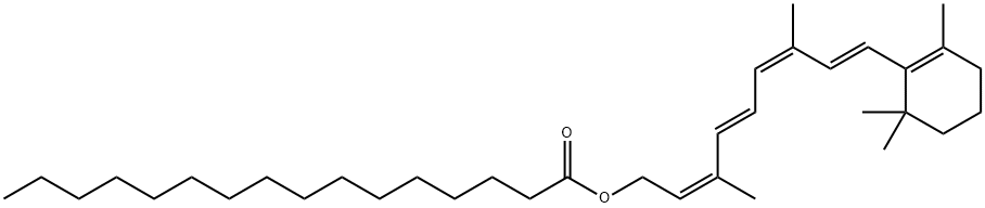 Retinol, hexadecanoate, (9-cis,13-cis)- (9CI) Structural