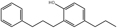 Phenol, 2-(3-phenylpropyl)-4-propyl- Structural