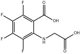Benzoic acid, 2-[(carboxymethyl)amino]-3,4,5,6-tetrafluoro- Structural