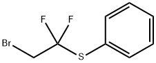 Benzene, [(2-bromo-1,1-difluoroethyl)thio]- Structural