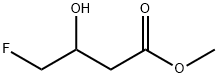 Butanoic acid, 4-fluoro-3-hydroxy-, methyl ester Structural