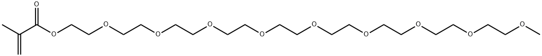 m-PEG9-2-methylacrylate Structural