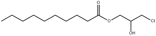 rac-1-Decanoyl-3-Chloropropanediol Structural